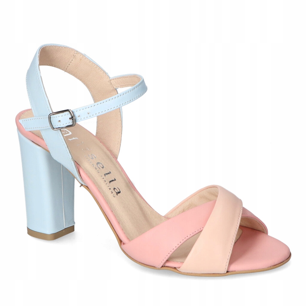 Sandály Flisella 02752/1 Světle Modrá/Růžová Lico 41