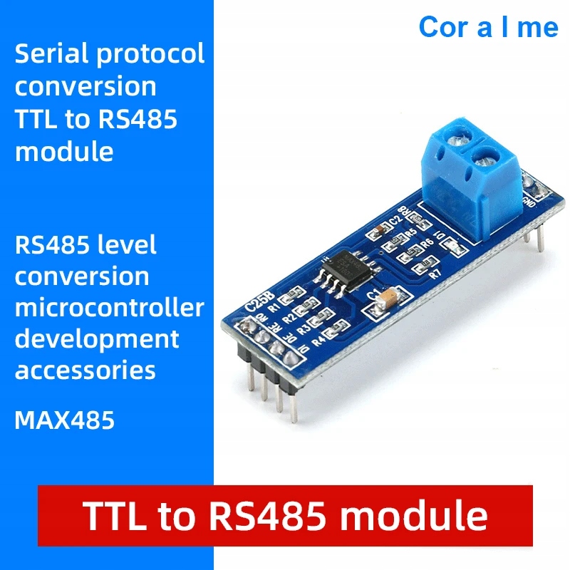 10 sztuk Max485 moduł RS485 TTL do RS-485 moduł konwertera dla Arduino ...