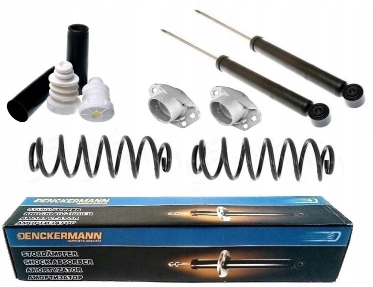 Tlumiče Pružiny Polštáře Ovál Audi A3 03-ZADNÍ