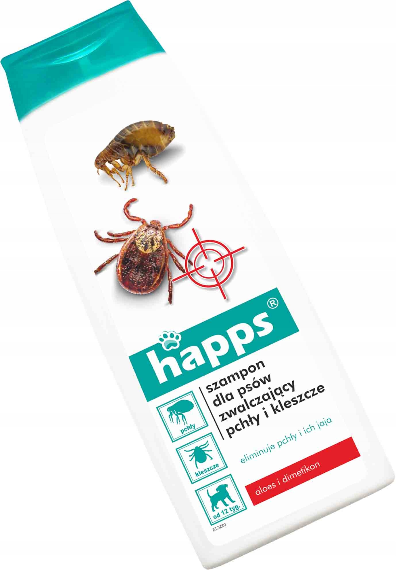 

Happs Szampon Dla Psów 250 ml Pchły I Kleszcze