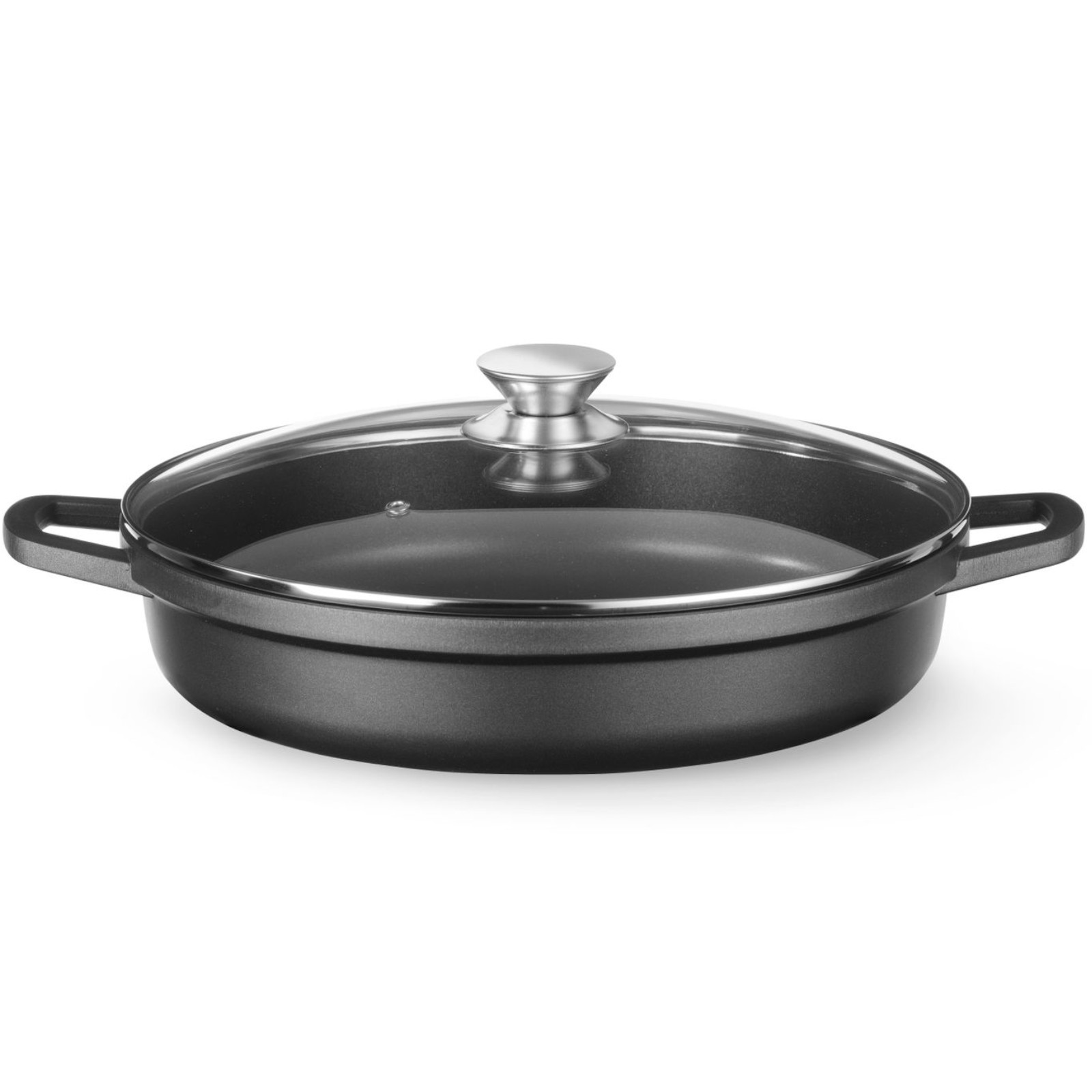 Nízký Hrnec S Poklicí, Nepřilnavý Povrch, Pekáč 4.3 L, 43 X 33 CM