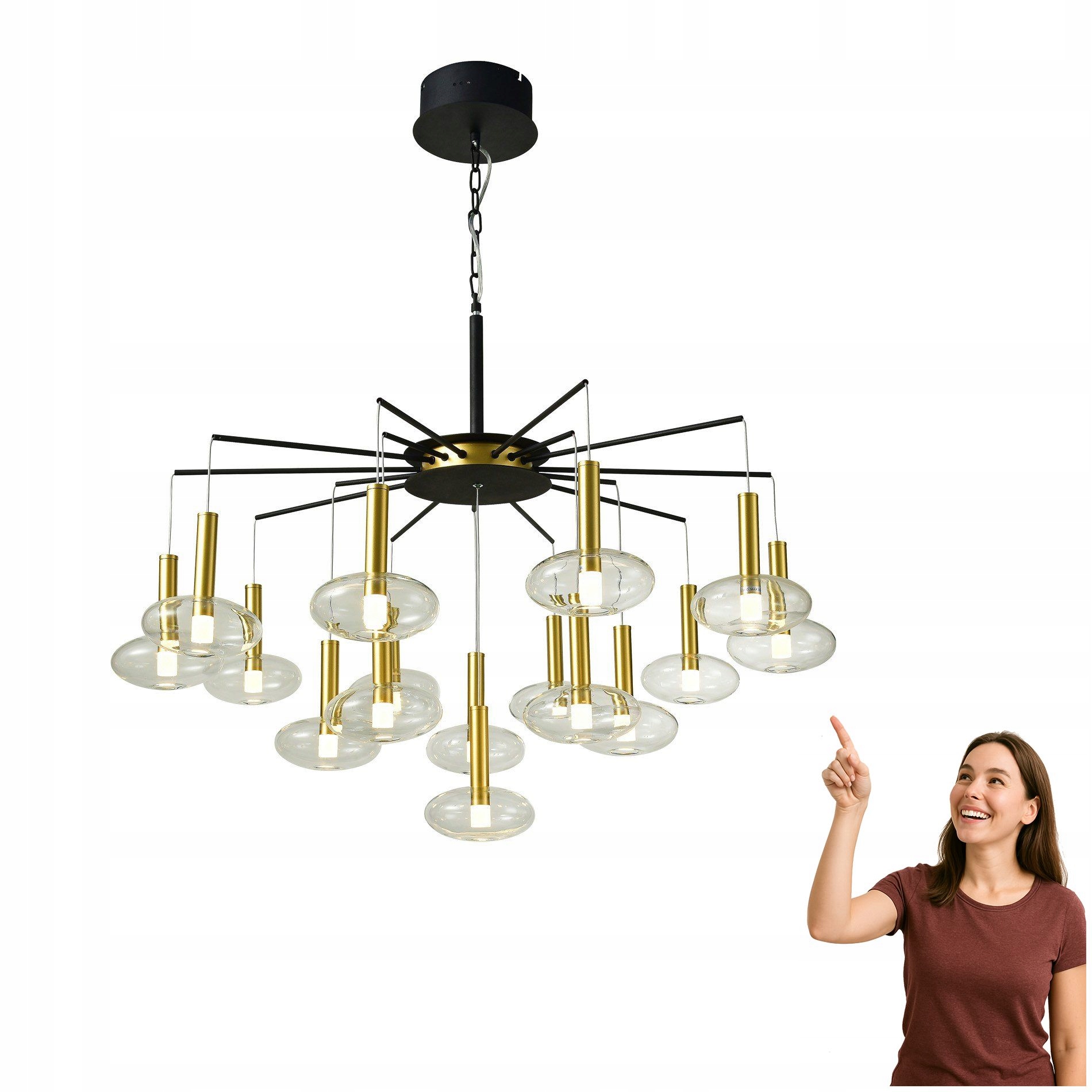 Závěsná lampa Hasselt PND-42773-16 Italux