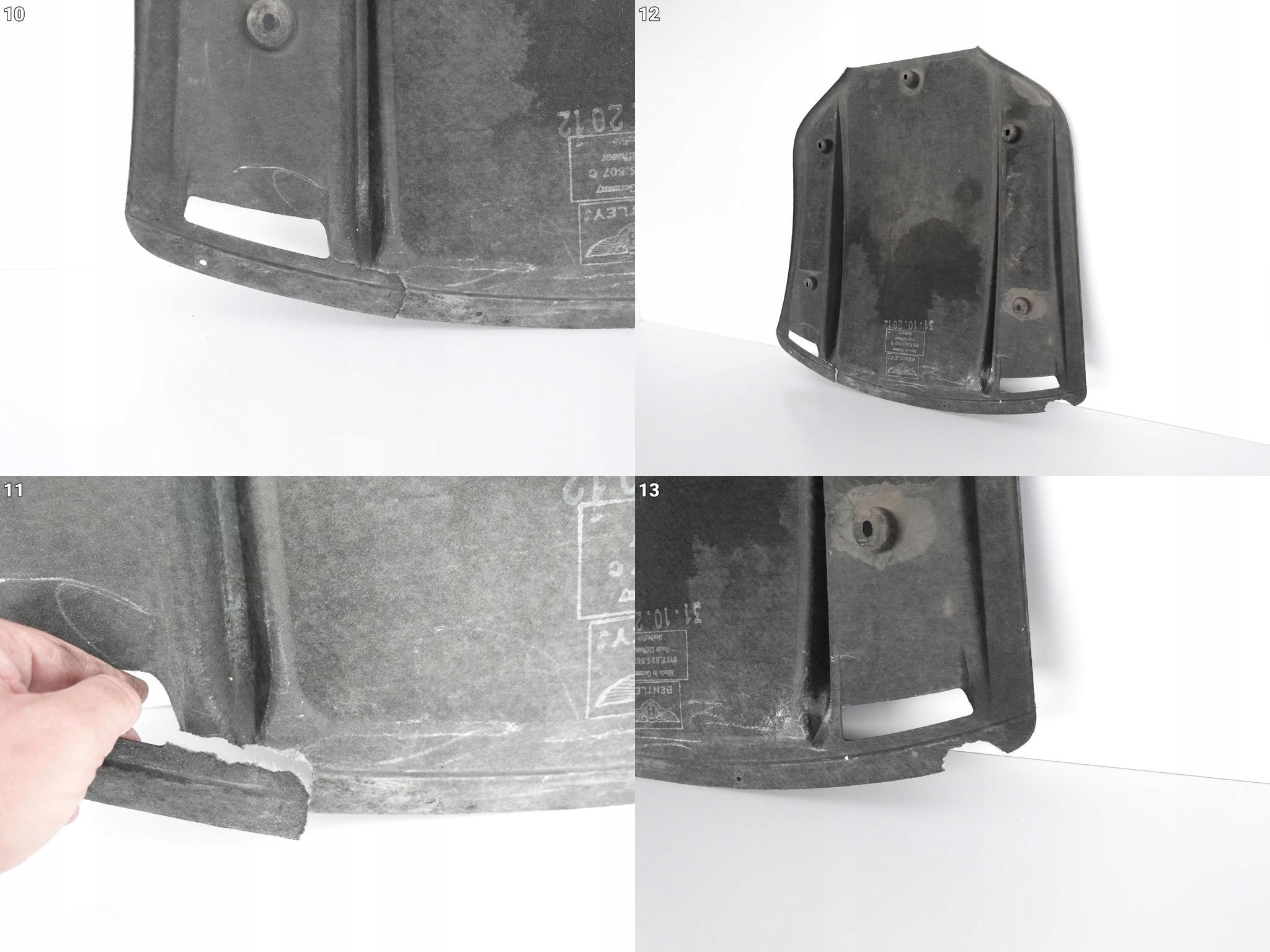 BENTLEY CONTINENTAL GT GTC 11-18 abdeckung blende abdeckung heck
