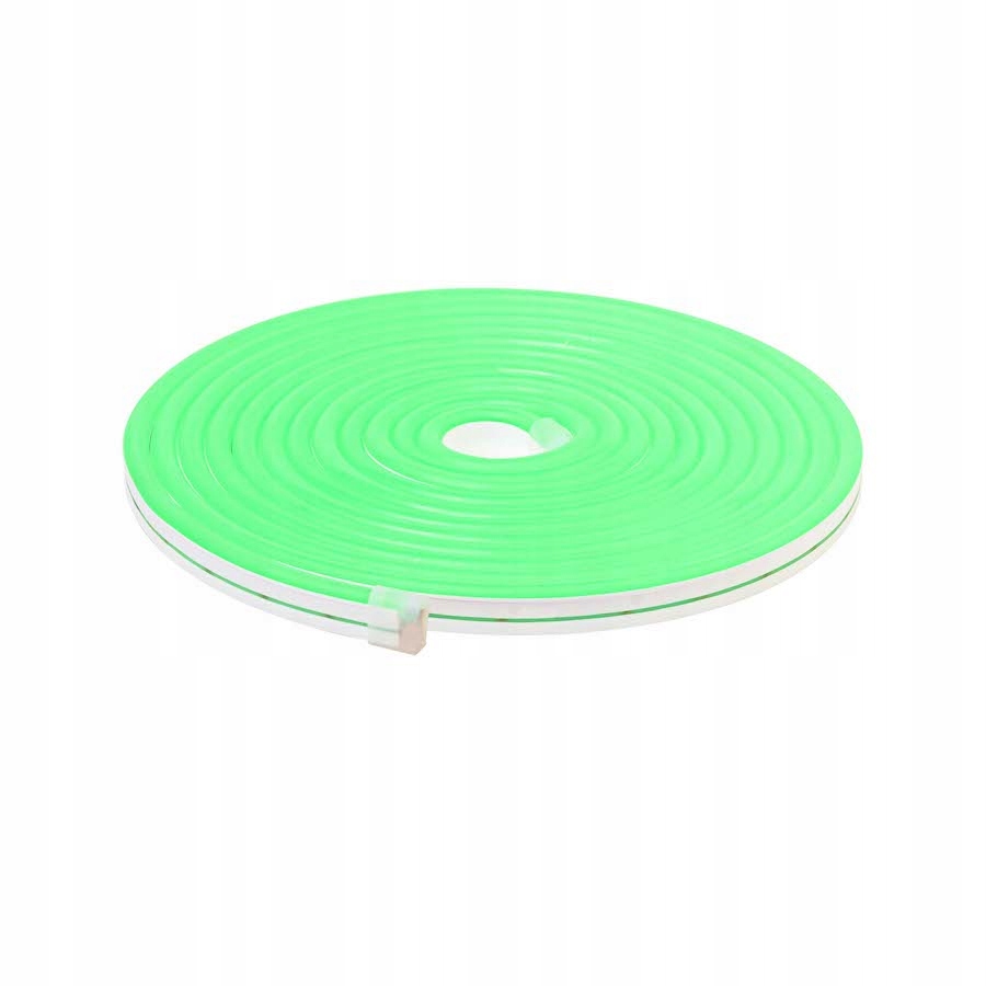 NEON LED Taśma 12V Pasek Napis na ścianę 10W FLEX ZIELONY Wodoodporny