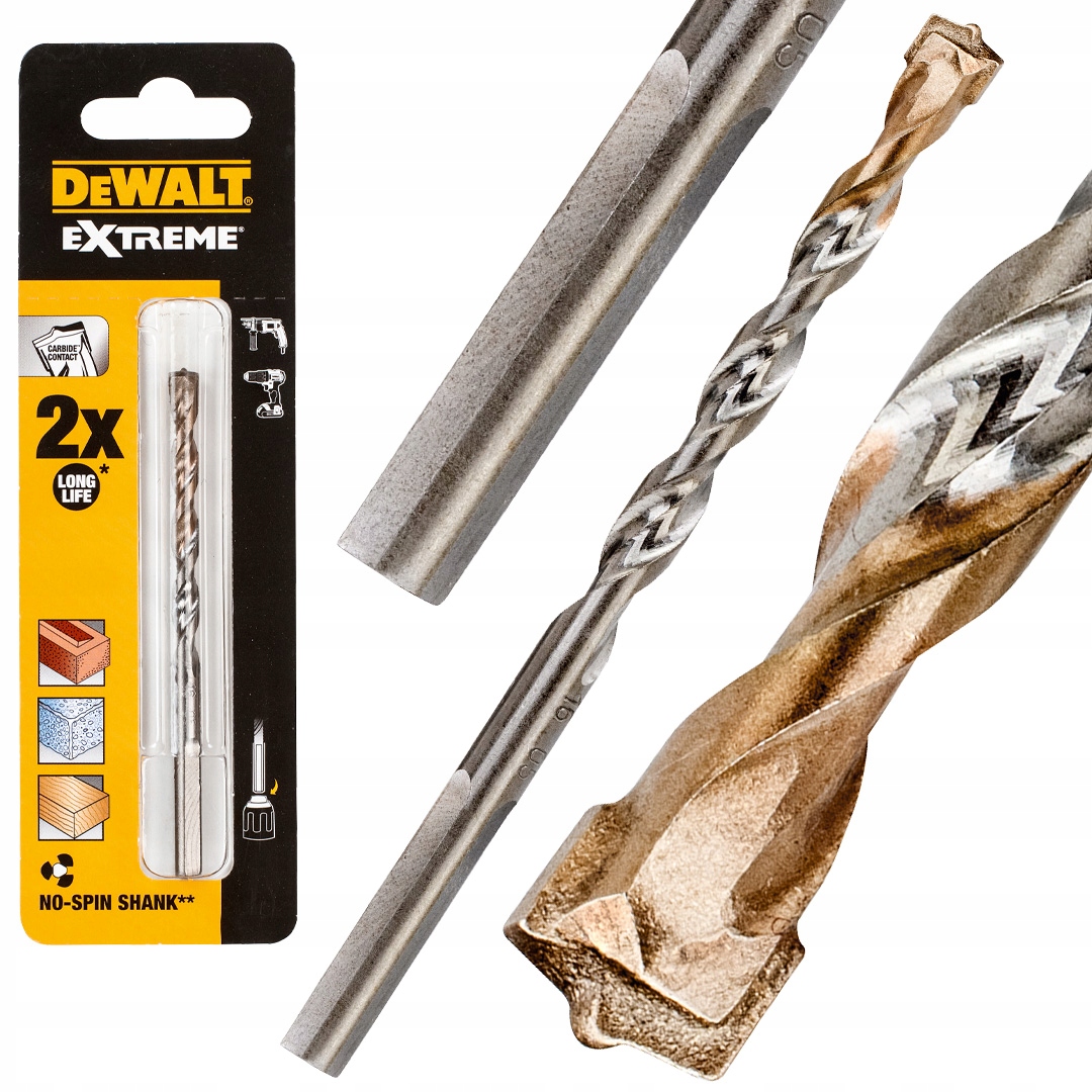 

Wiertło do betonu kamienia 4x75mm Extreme DeWALT