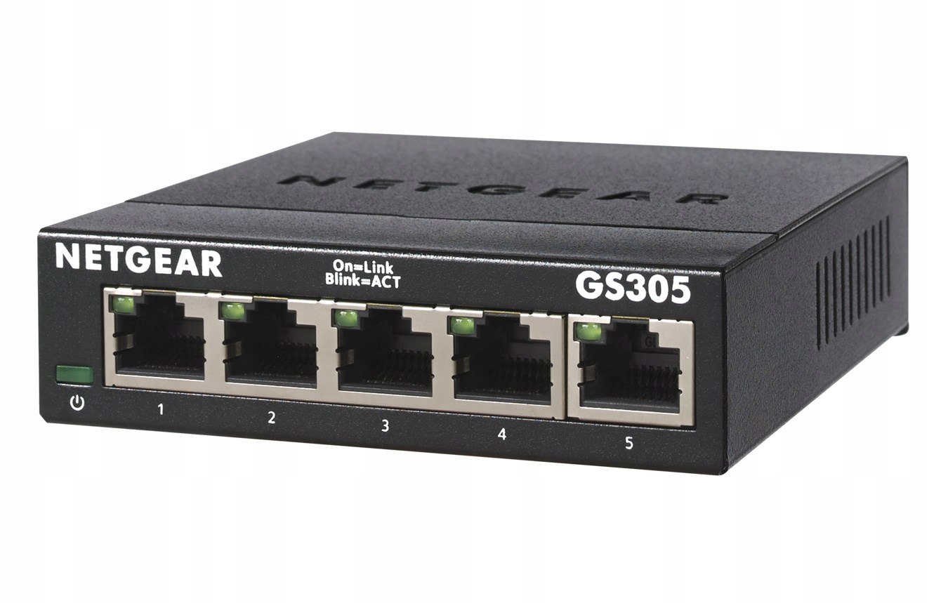 Switch Netgear GS305-300PES 5portový nespravovaný Gigabit