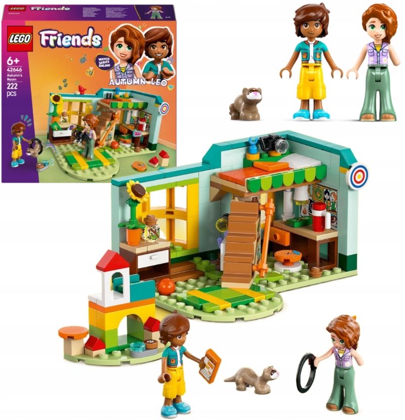 Lego Friends Pokoj Autumn Leo Ptak Fretka Slonecznik Plac Zabaw Jesien