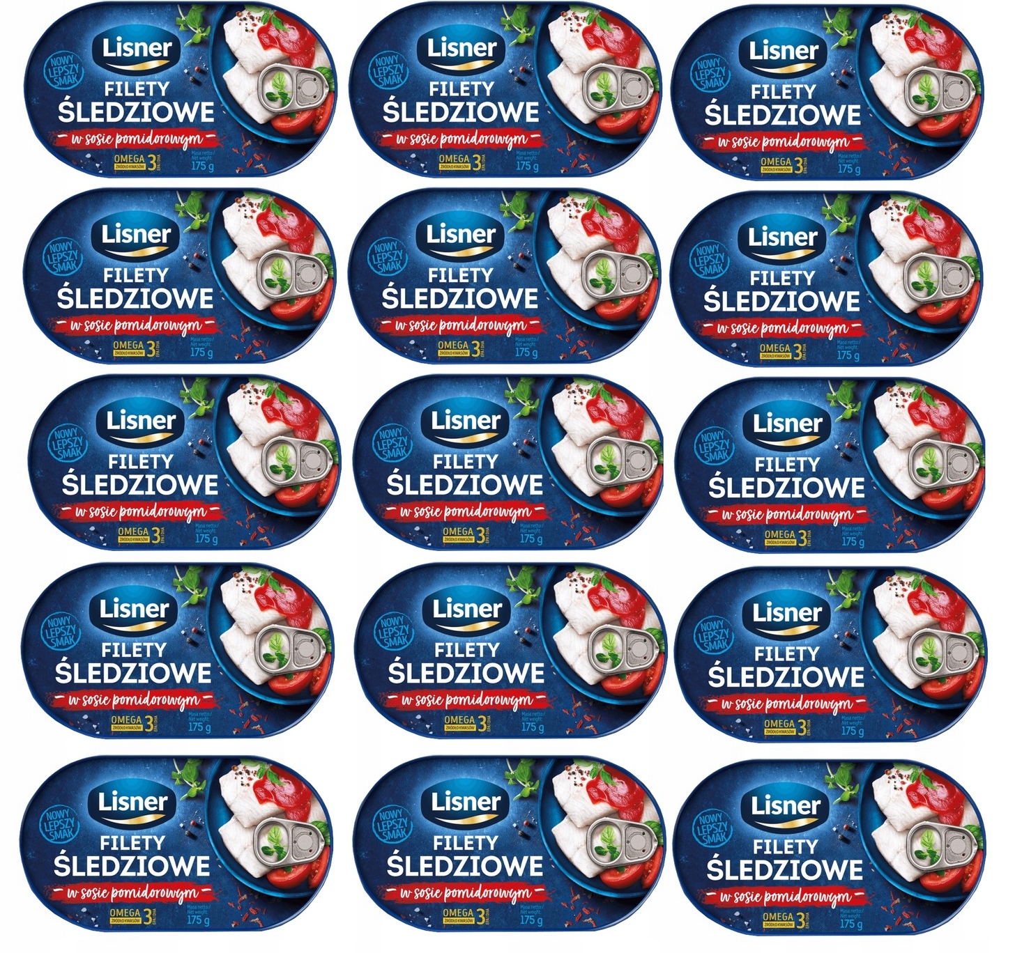 Levně Lisner Sleďové filé v krému 170 g x 15 ks