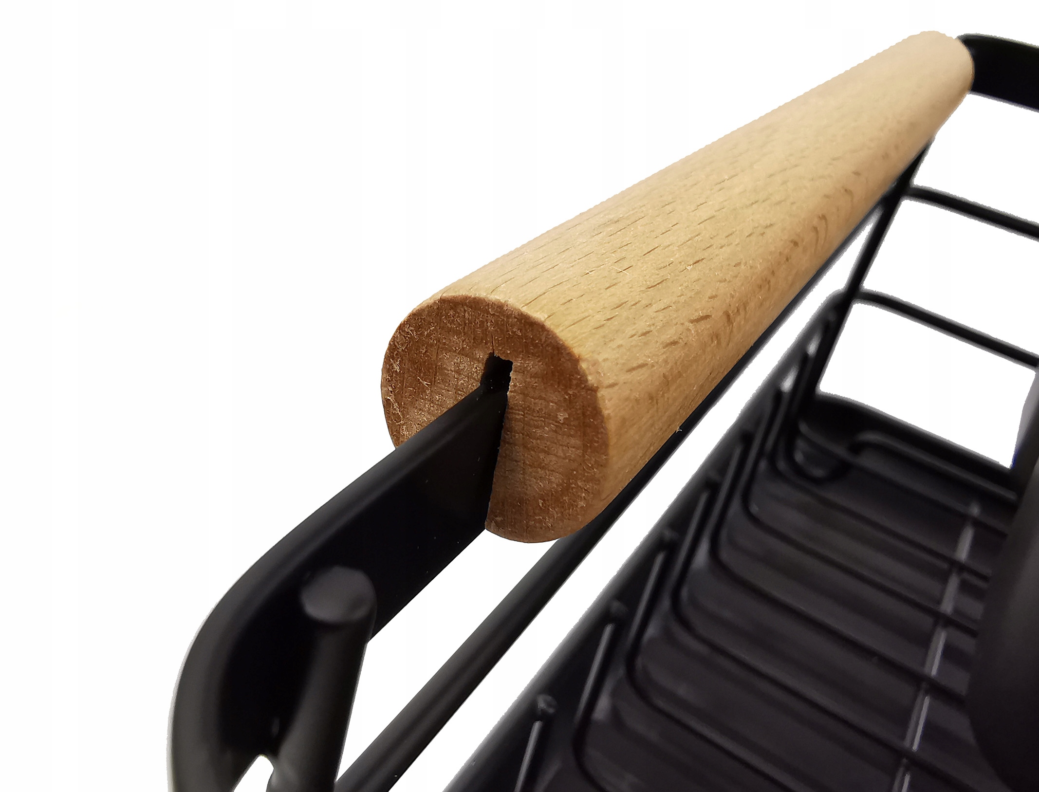 SUSZARKA DO NACZYŃ STOJĄCA OCIEKACZ Z TACKĄ CZARNA DWUPOZIOMOWA WZ3 Kolor czarny