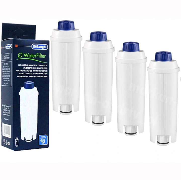

4x Filtr wody Delonghi do ekspresu SER3017 DLSC002