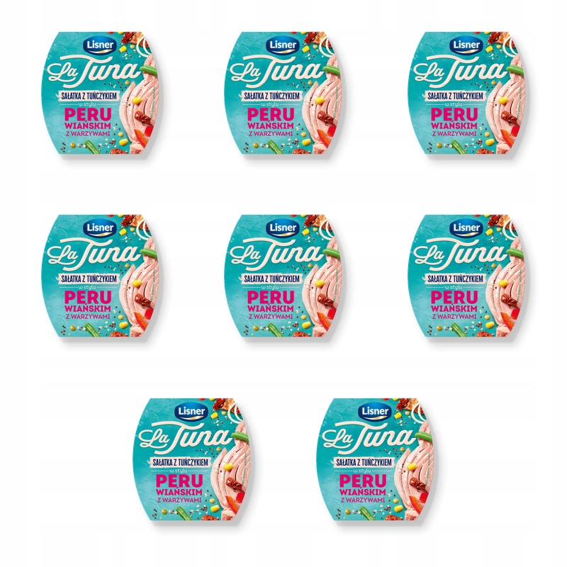 Salát s tuňákem v Peruánském stylu se zeleninou Lisner 160 g X8