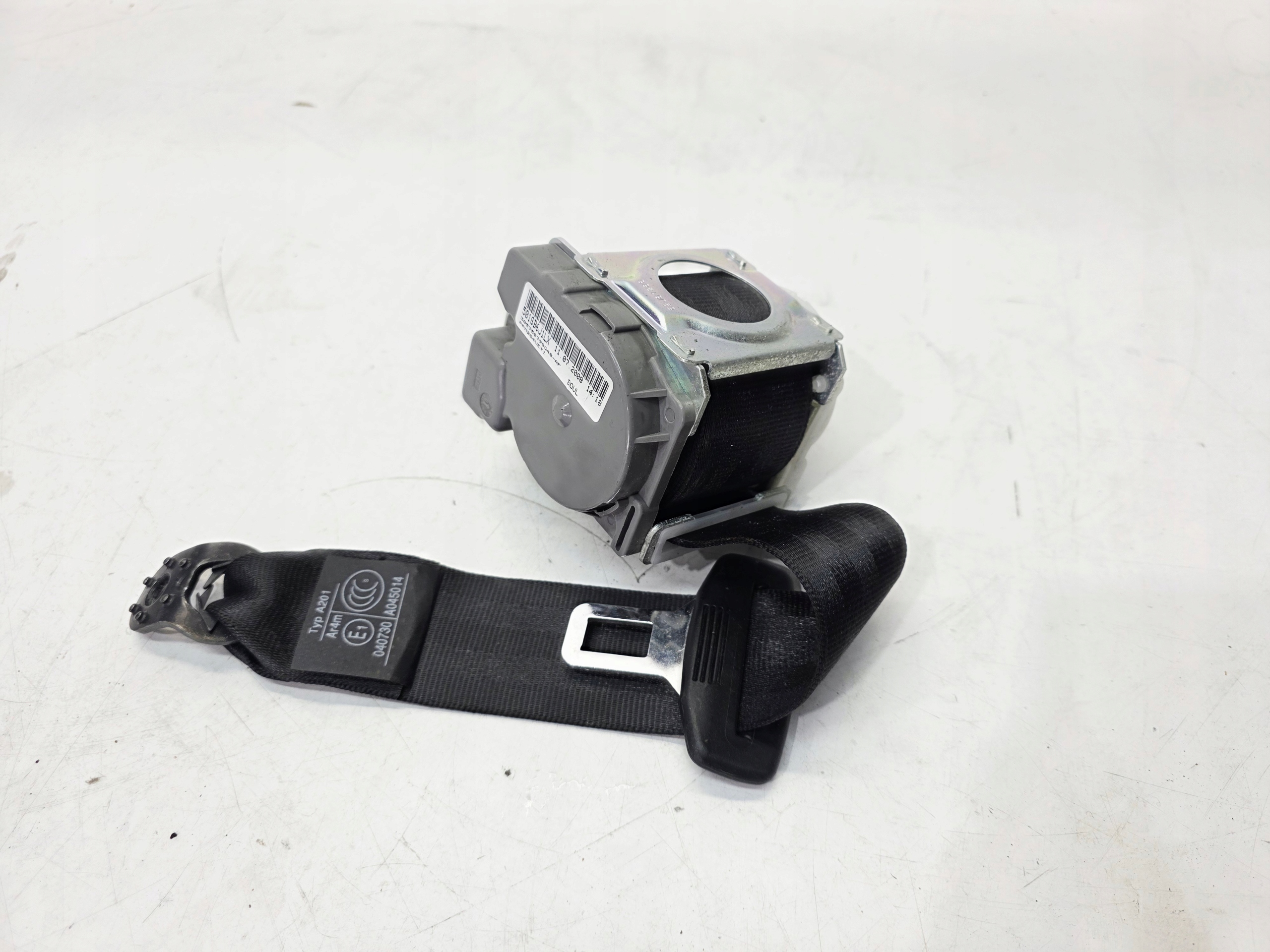 Gurten Sicherheits links heck AUDI TT 8J 8J8857805B schwarzer