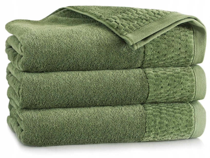 ZWOLTEX Antybakteryjny Ręcznik GRANO Zieleń 70x140
