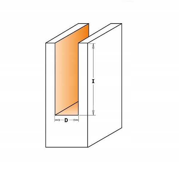 Cmt Přímá fréza na dřevo Hm 12 mm, stopka 8 mm Rh 912.120.11