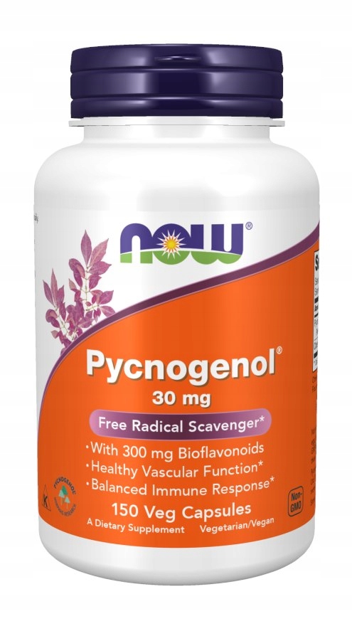Now Foods Pycnogenol 30 mg (150 kapslí)