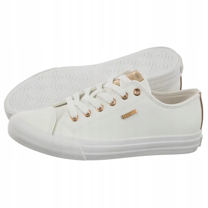 Dámské boty Klasická obuv Tenisky Big Star Bílé Nízké RR274748