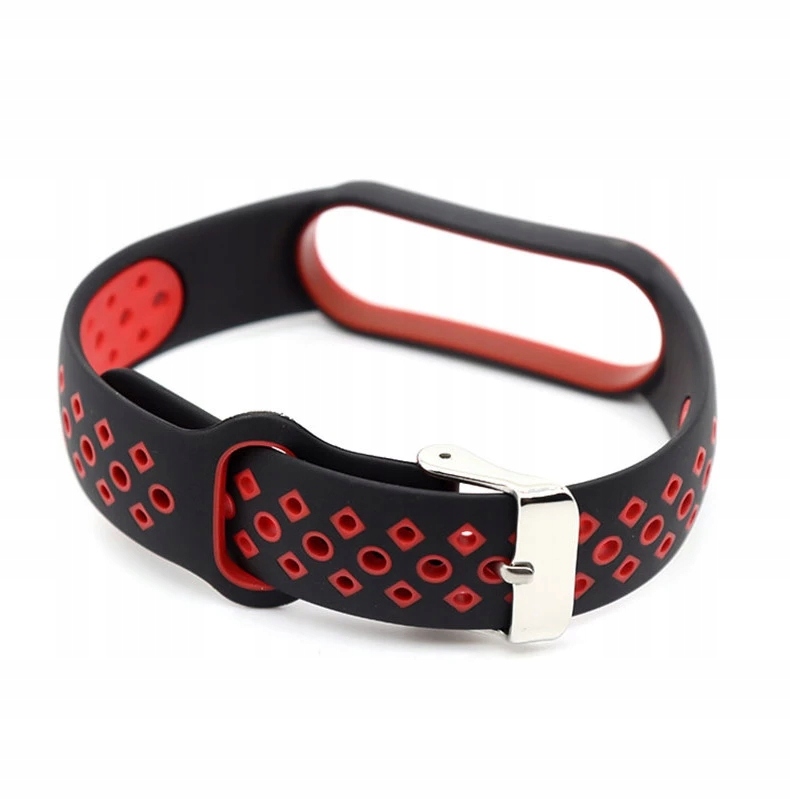 OPASKA PASEK BRANSOLETA DO XIAOMI MI BAND 5 6 7 PASEK MIBAND KOLORY KLAMRA Kolor szary