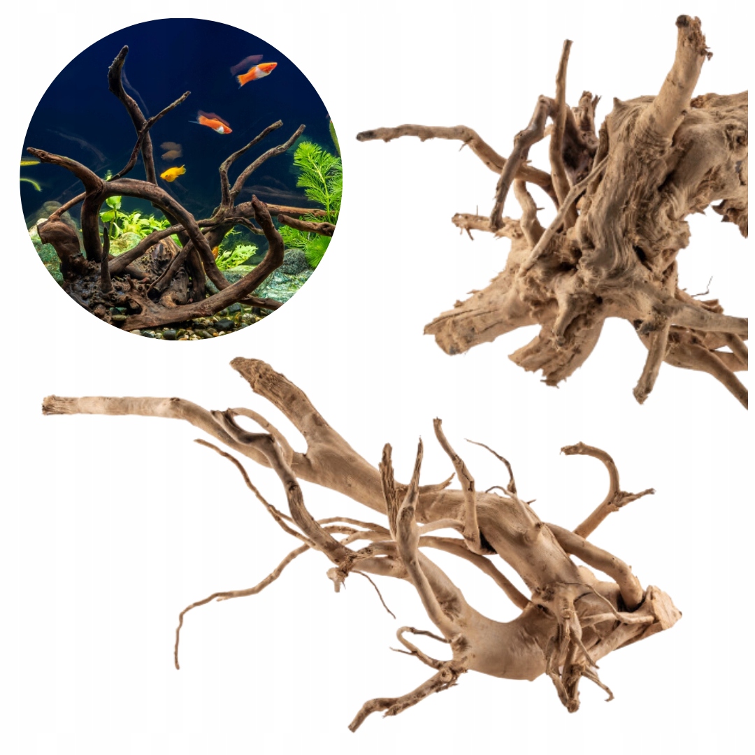 Levně Kořen do akvária Red Moor L 40 cm rozvětvený Premium