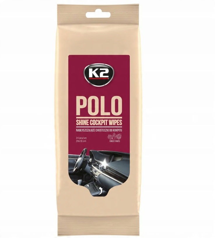 

K2 Polo Shine Wipes 24 Sztuki