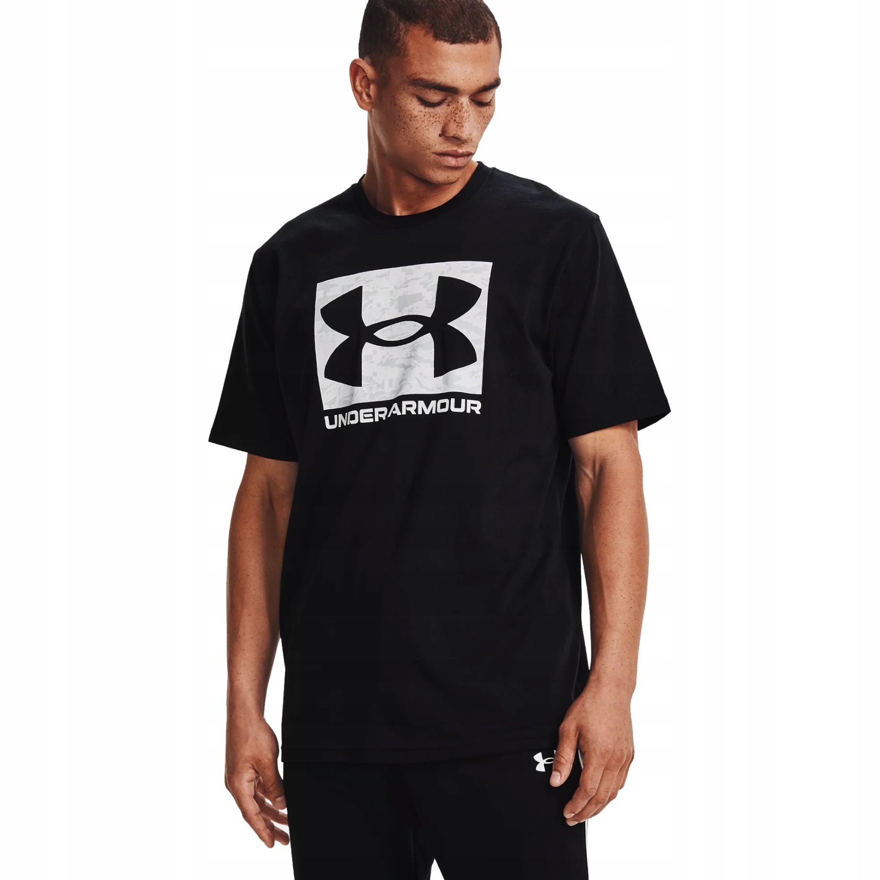 

Koszulka Męska Under Armour Moro Boxed Czarna XXL