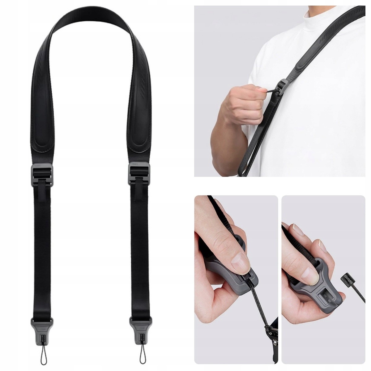 Ulanzi CSS1 Pasek do aparatu U-snap Shadow Black