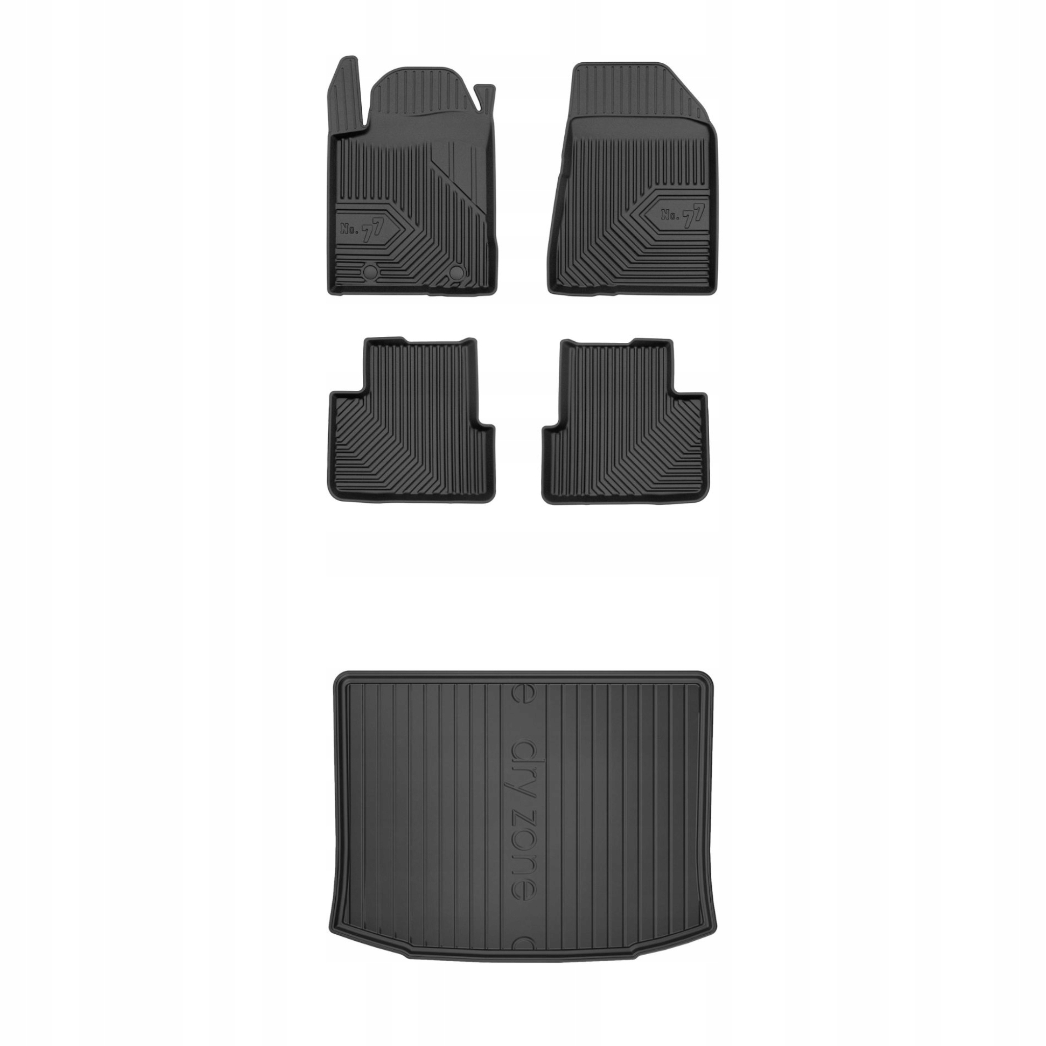 Sada gumových kobercov a rohoží pre Fiat Bravo II