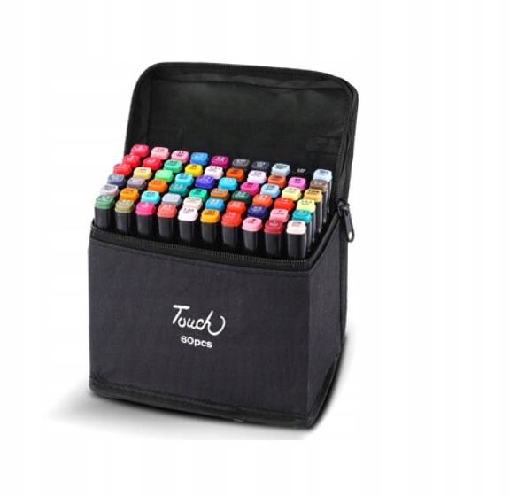 

Markery Flamastry Alkoholowe Dwustronne 60 Sztuk