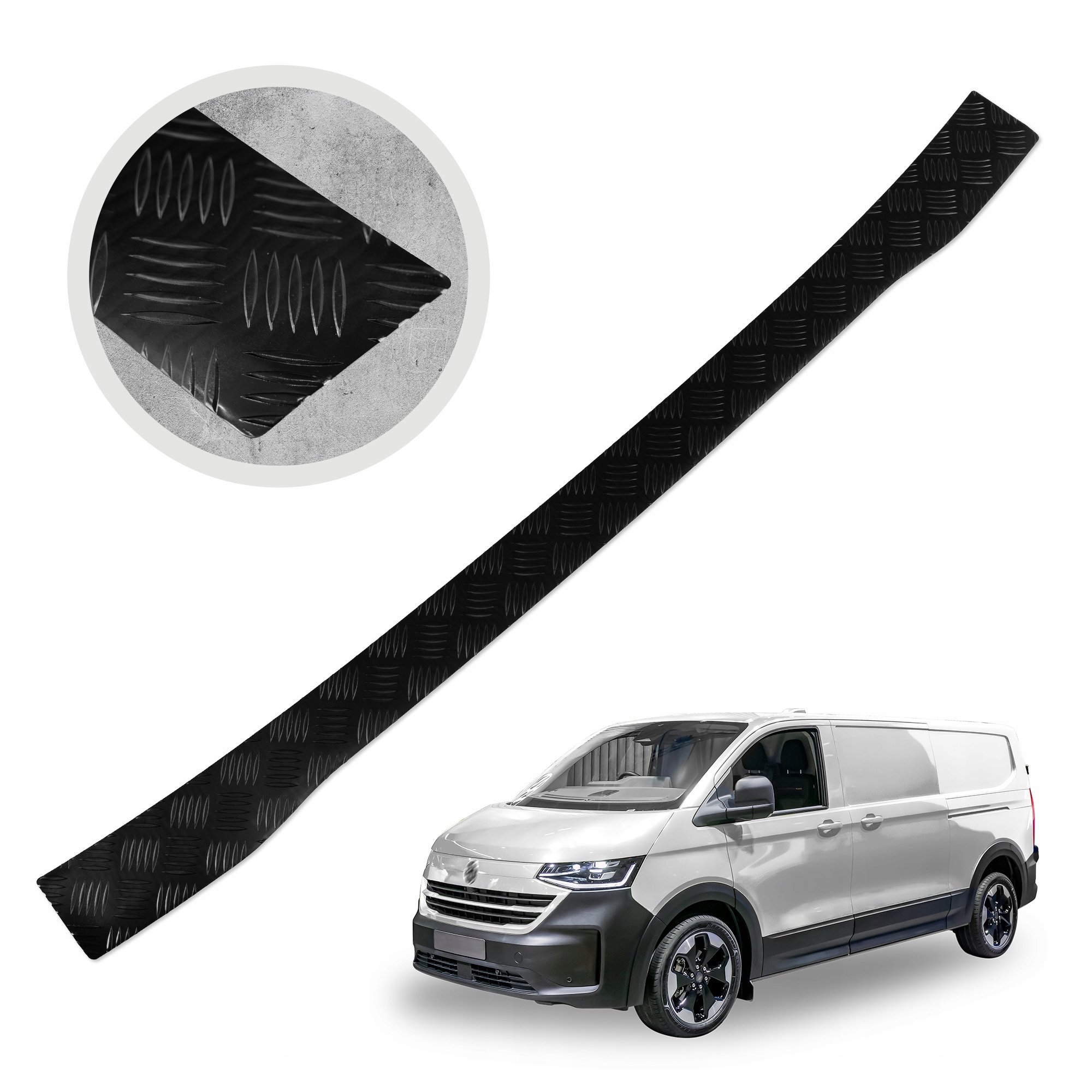 Ochranná lišta na zadný nárazník pre Vw Transporter VII T7 2025-