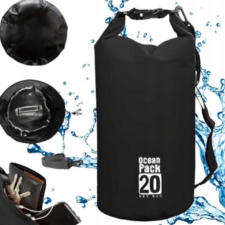 WODOODPORNY WODOSZCZELNY PLECAK TORBA WOREK KAJAK Model WODOSZCZELNA TORBA NA KAJAK 20L