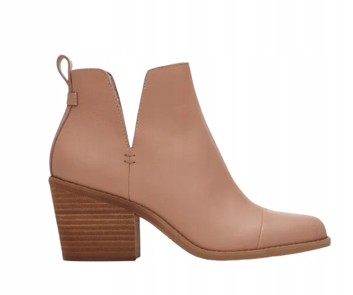 Toms Dámské Kotníkové Boty Růžové S Nazouvací Kůží 36,5 Jtf