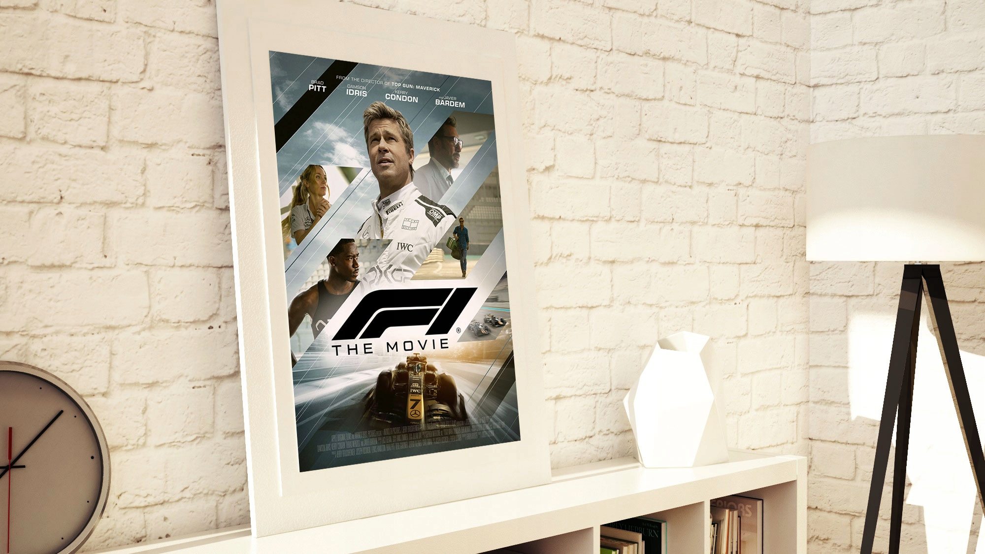 F1 Brad Pitt 50x70cm 2枚セット ポスター Brad Pitt F1 Movie Poster