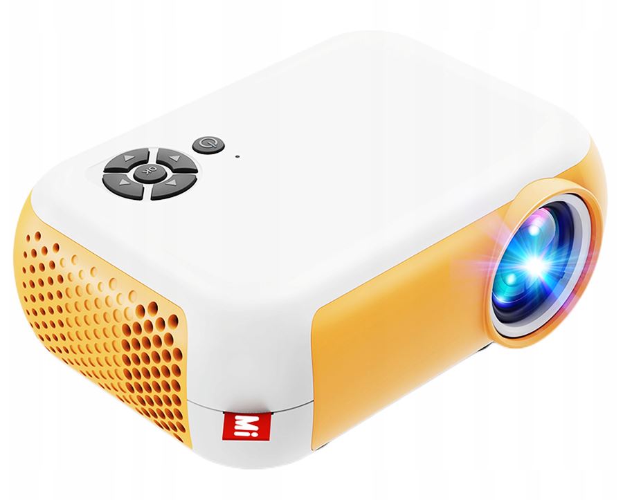 PRZENOŚNY RZUTNIK MINI PROJEKTOR LED FULL HD USB EKRAN DO 100" Marka Mapark