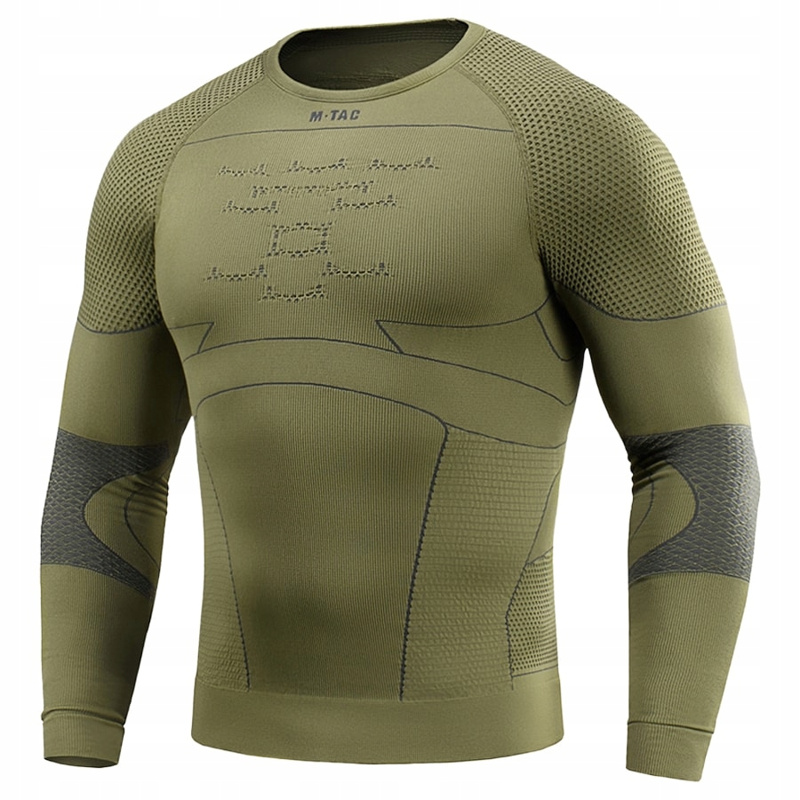 Pánské termoaktivní tričko M-Tac s dlouhým rukávem Ranger Green/Dark Grey M