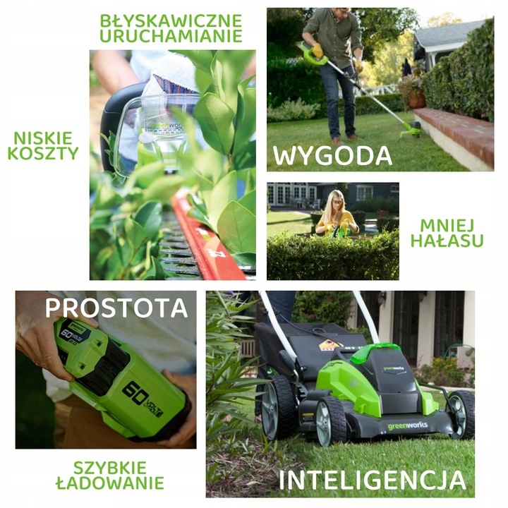 Pilarka GREENWORKS 24V 30cm Akumulator 4Ah Nowość Marka Greenworks Tools