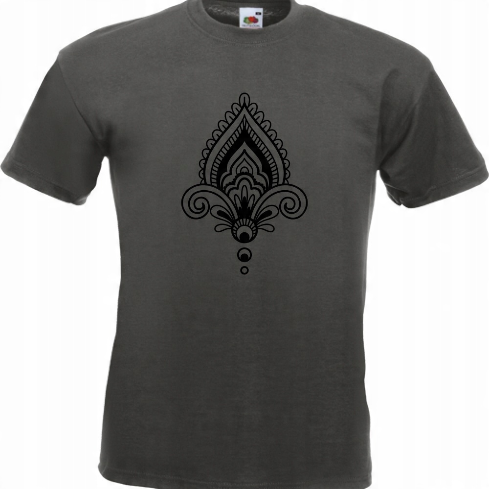 

Koszulka mandala symbol L grafitowa