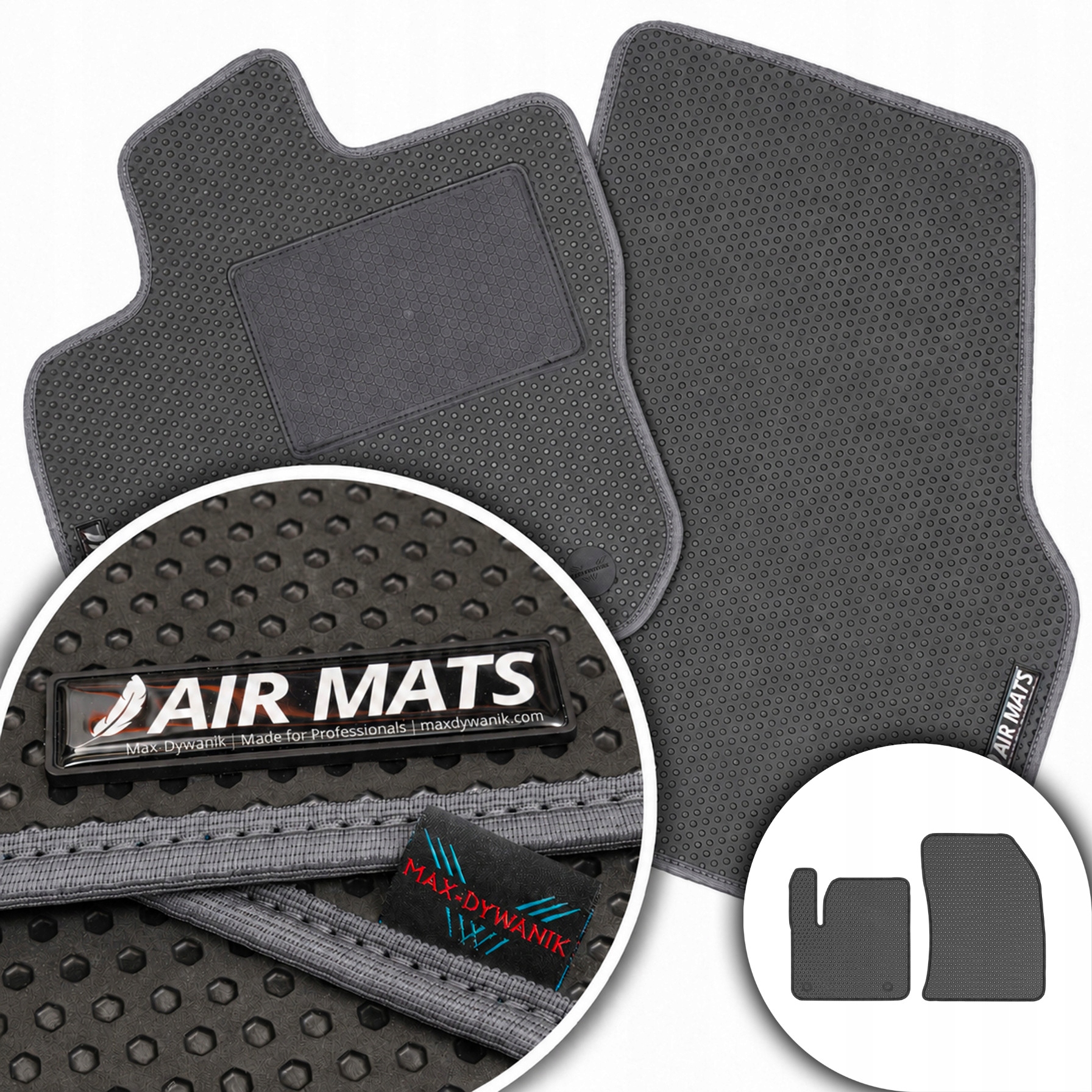 Citroen E-C4 2020- Přední koberce Eva Air Mats Černé