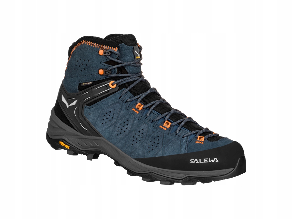 Buty Męskie Salewa Alp Trainer 2 Mid Gtx Dark Denim/Fluo Orange 45