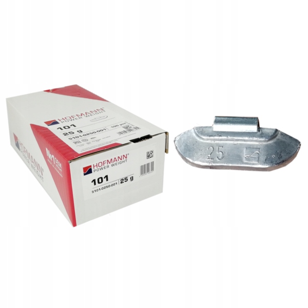 

Ciężarki nabijane do felg Stal Hofmann 25g 100 szt