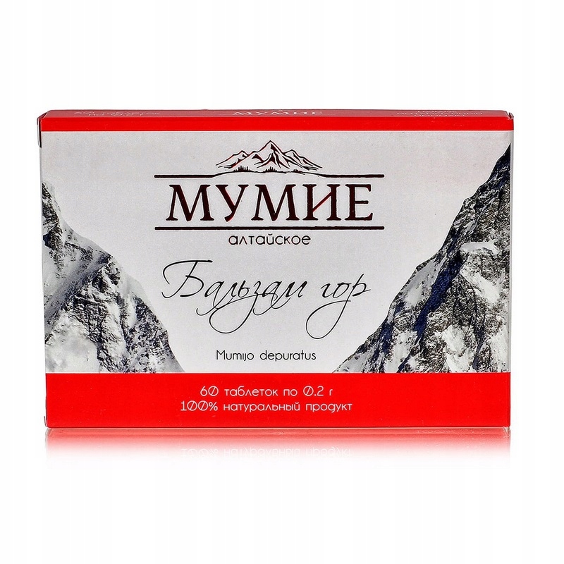 

Mumio Oczyszczone Ałtajskie Balsam Z Gór 200mg
