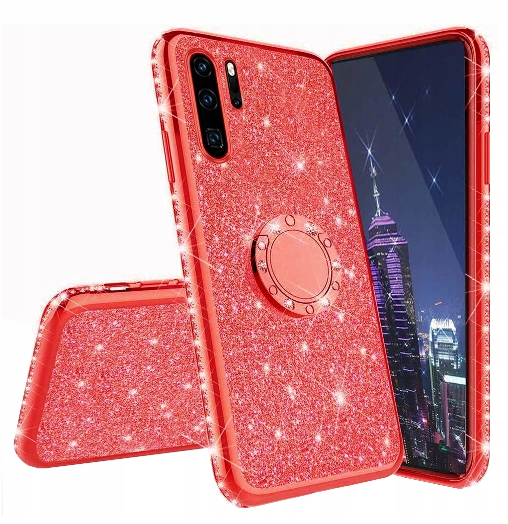 

Etui Brokat Do Huawei P30 Pro Ring Case + Szkło