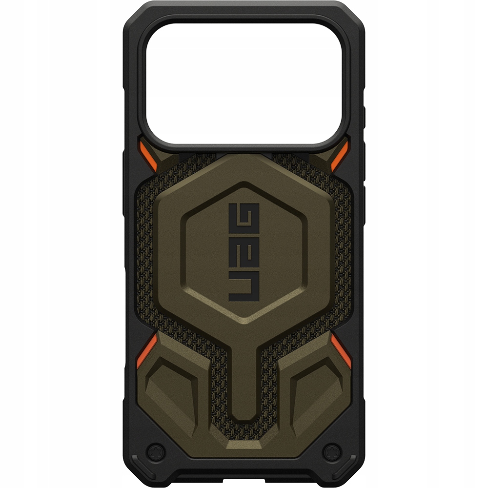 Pouzdro Urban Armor Gear pro Apple iPhone 17 Pro, zadní kryt Monarch Pro, zelené