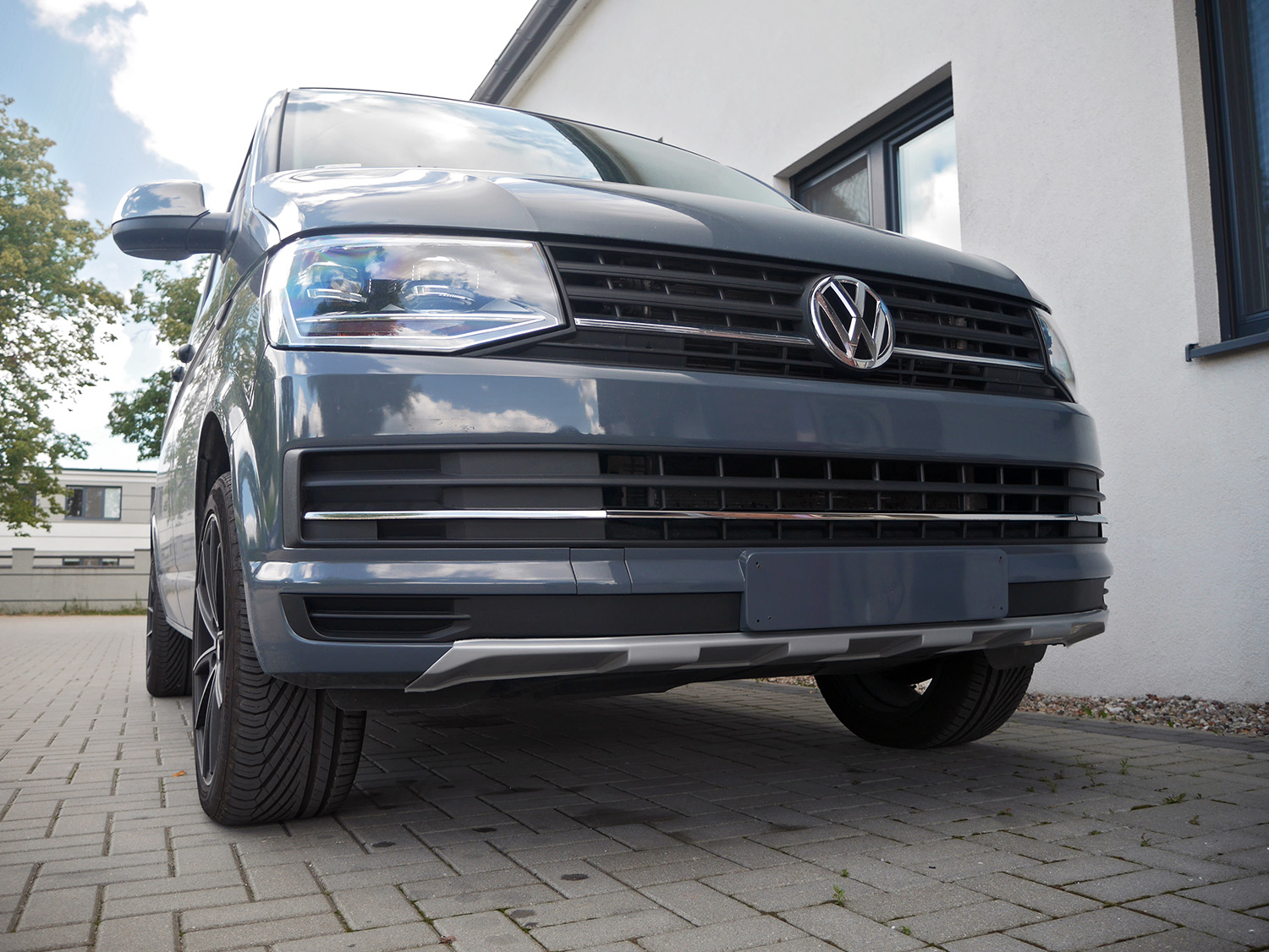 Dokładka zderzaka przedniego hokej VW T6 2015-2019 Producent części RGM