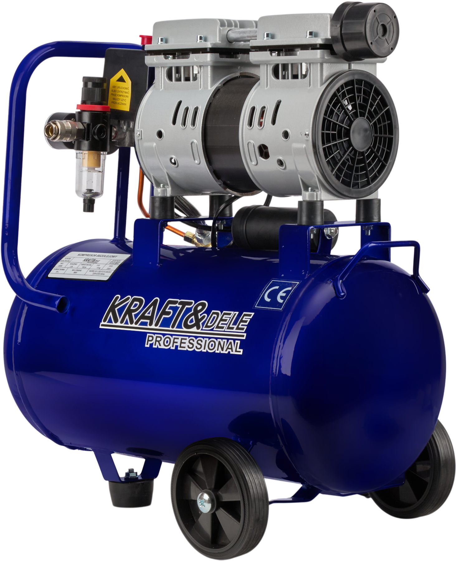 Bezolejový kompresor 24L 1200W 220L/min Kraft&dele KD4099