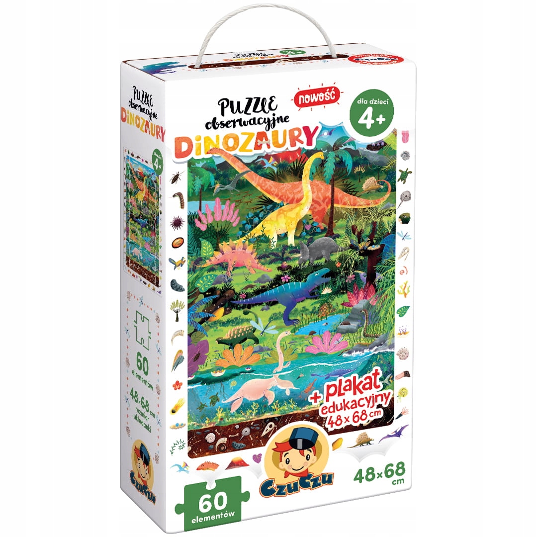 

Czuczu Puzzle Obserwacyjne 60 El Dinozaury