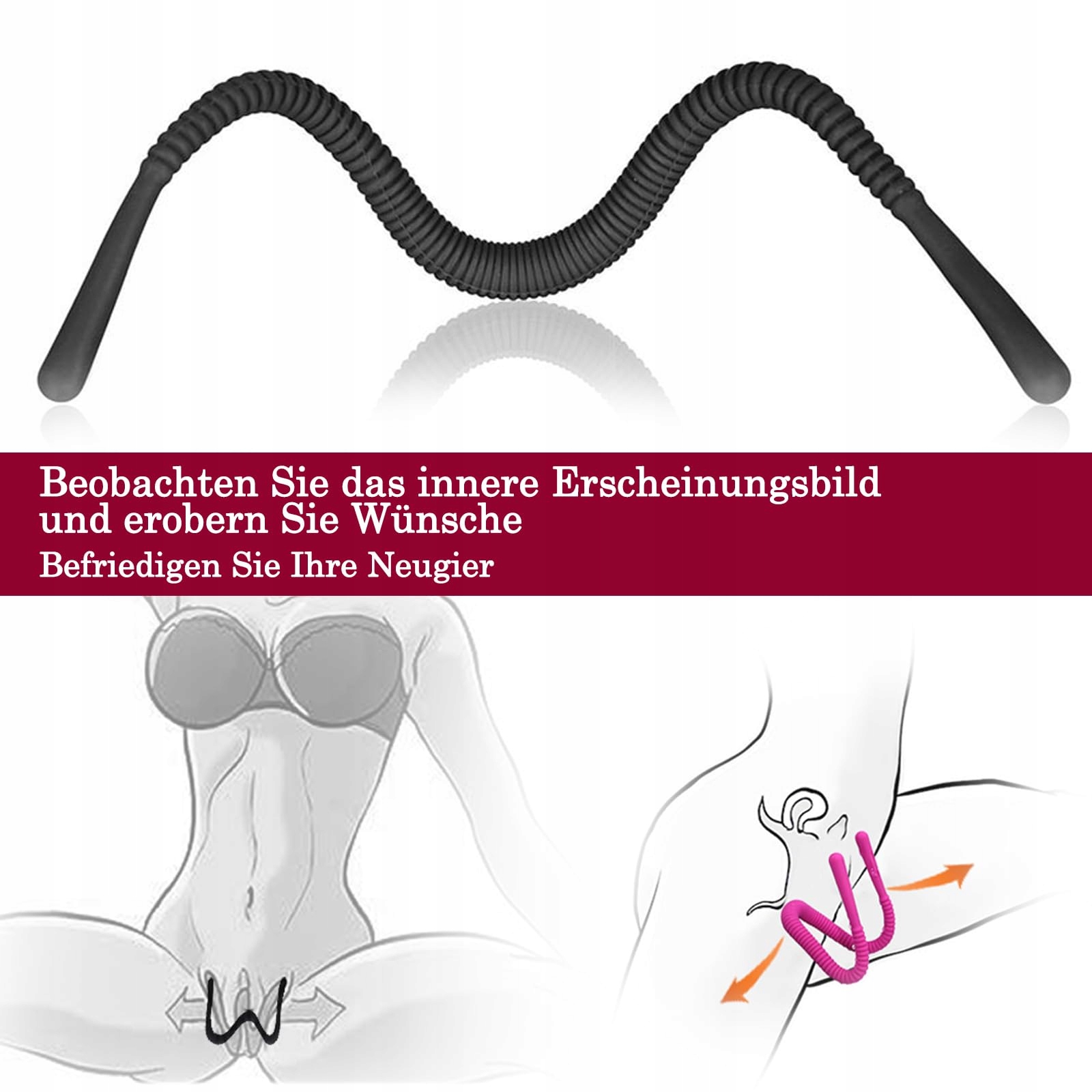 BDSMAGE Zestaw Dilatorów Silikonowe Rozszerzacze Anus i Wargi Sromowe — miniatura 6