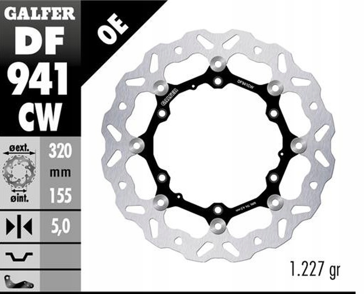 Galfer Predný Brzdový Kotúč Ktm 390 Adventure '23-'25 Husqvarna 401 Svar