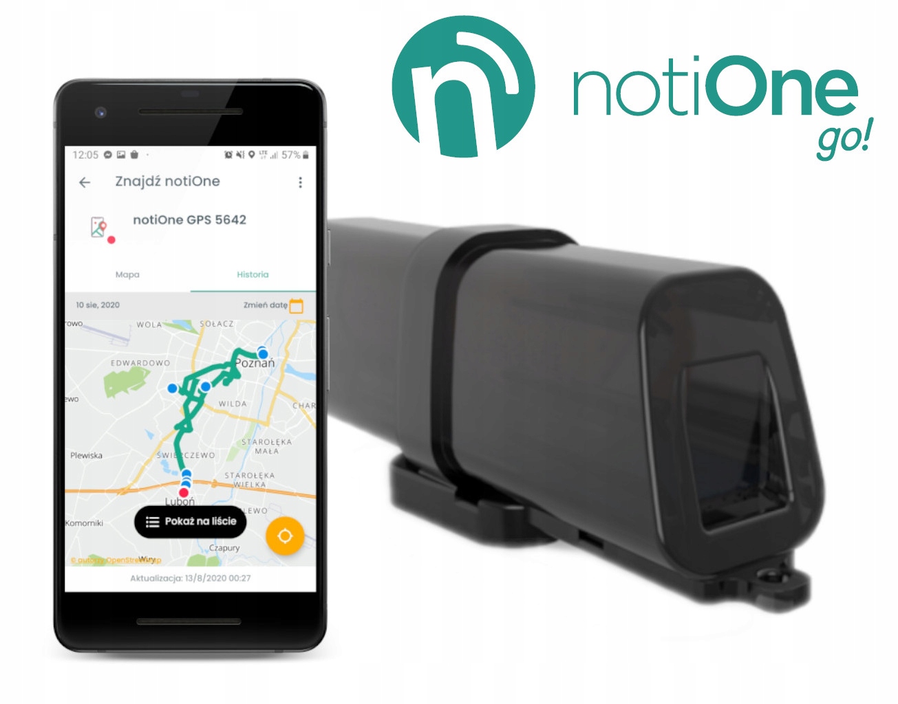 NOTIONE GPS PLUS e-TOLL LOKALIZATOR DOŻYW TRANSFER EAN (GTIN) 5906660330325