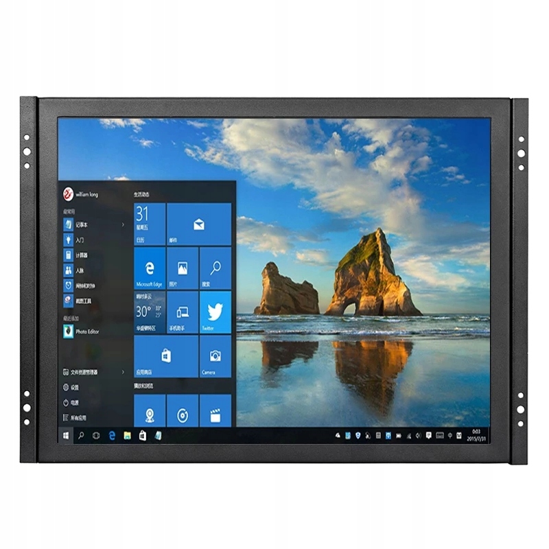 MONITOR OPEN FRAME LED 10" VGA HDMI USB BNC A