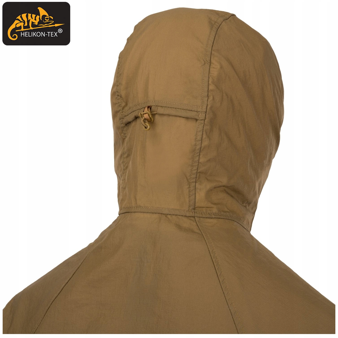 KURTKA MĘSKA WIATRÓWKA Z KAPTUREM TRAMONTANE WINDPACK SKŁADANA Czarna Rozmiar XXL