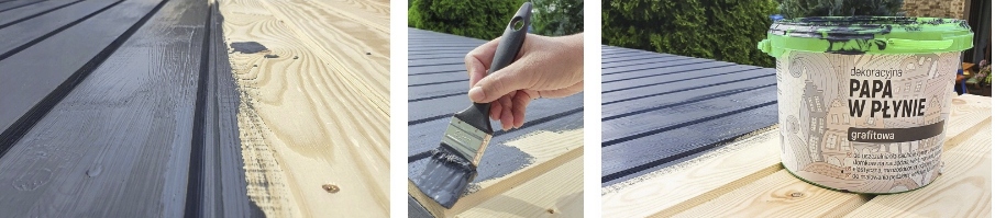 Papa w płynie Megaron kolor GRAFIT 3 l wodoodporna Pojemność 3 l